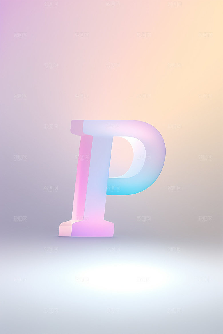 磨砂玻璃字母3D玻璃艺术字