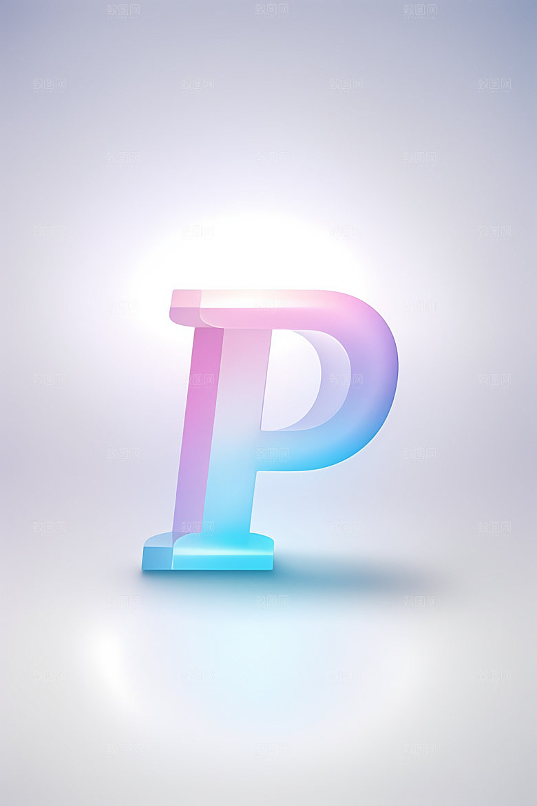 磨砂玻璃字母3D玻璃艺术字