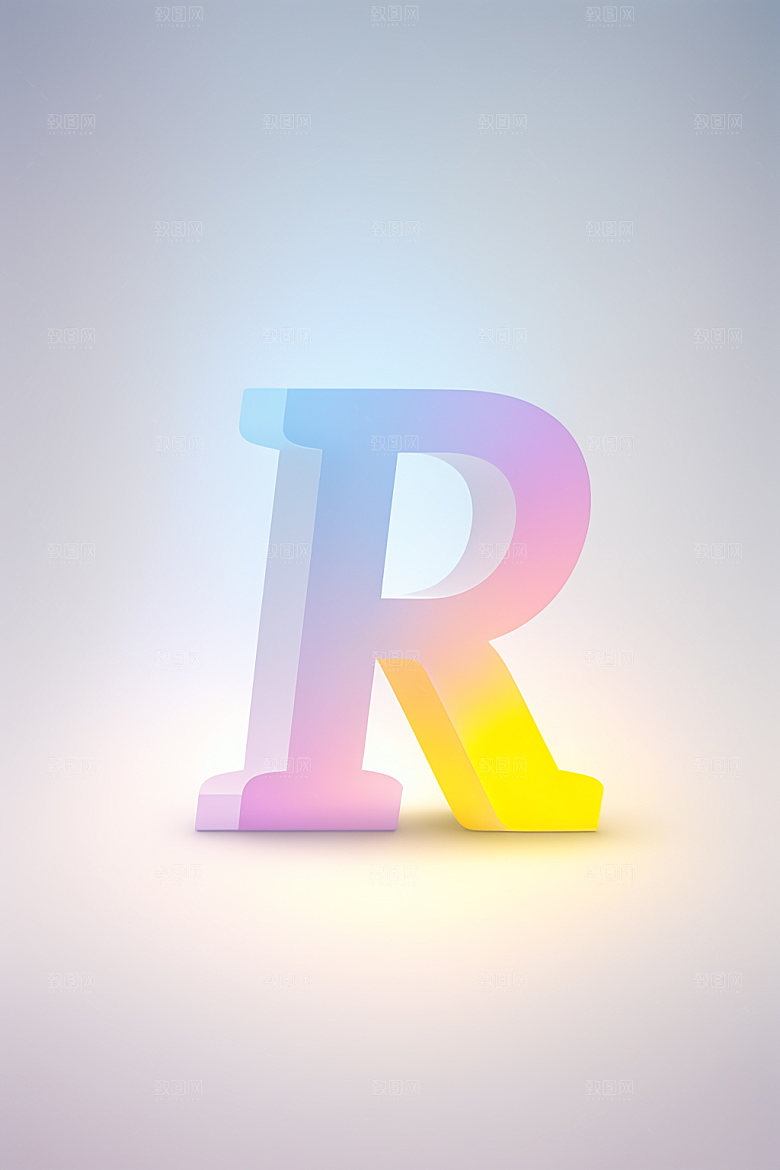 磨砂玻璃字母创意玻璃艺术字