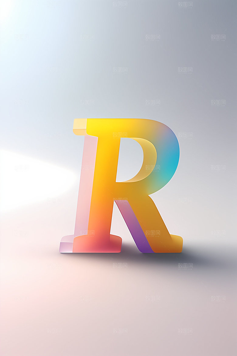 磨砂玻璃字母立体玻璃艺术字