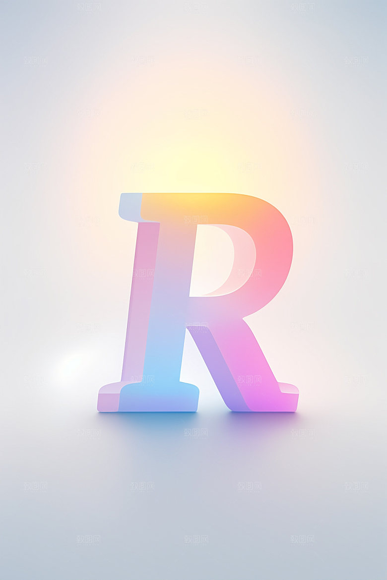 磨砂玻璃字母玻璃3D艺术字