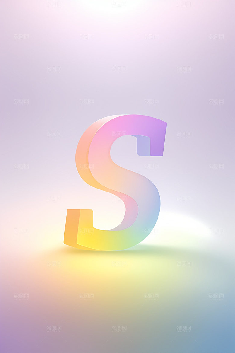 磨砂玻璃字母3D玻璃艺术字