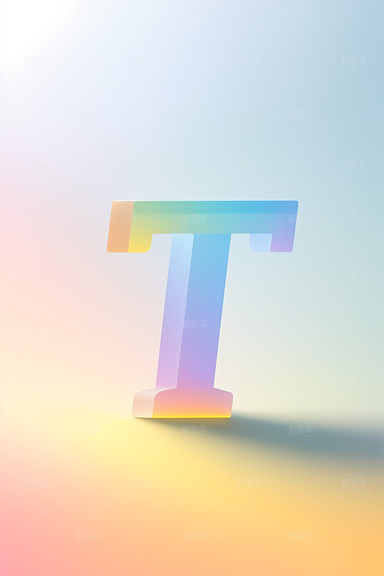 磨砂玻璃字母3D玻璃艺术字