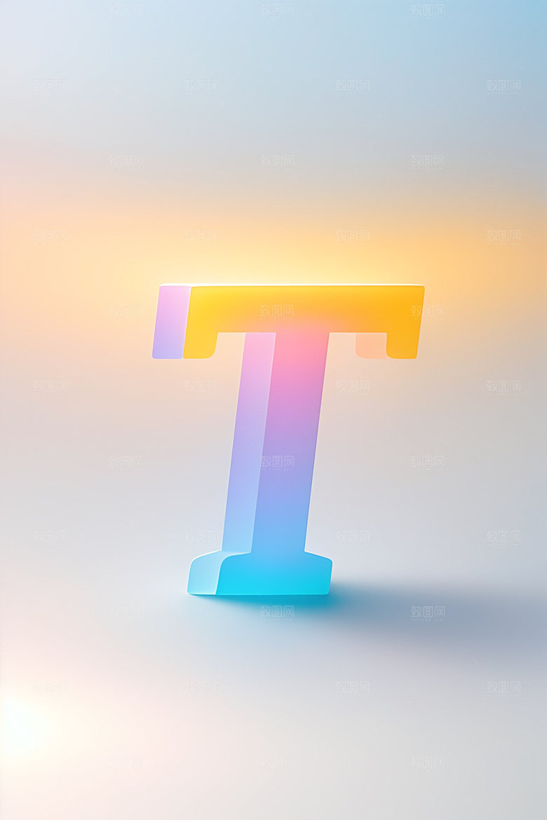 磨砂玻璃字母通透玻璃艺术字