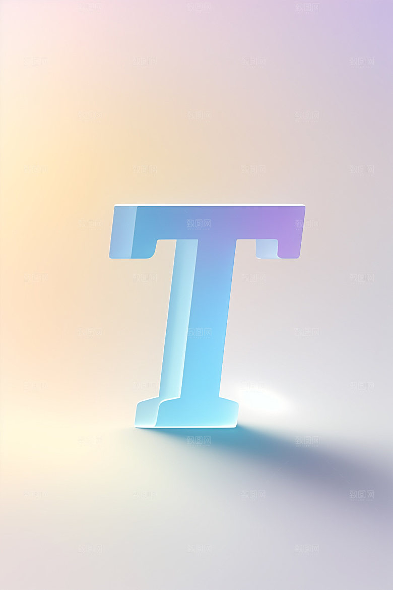 磨砂玻璃字母3D玻璃艺术字