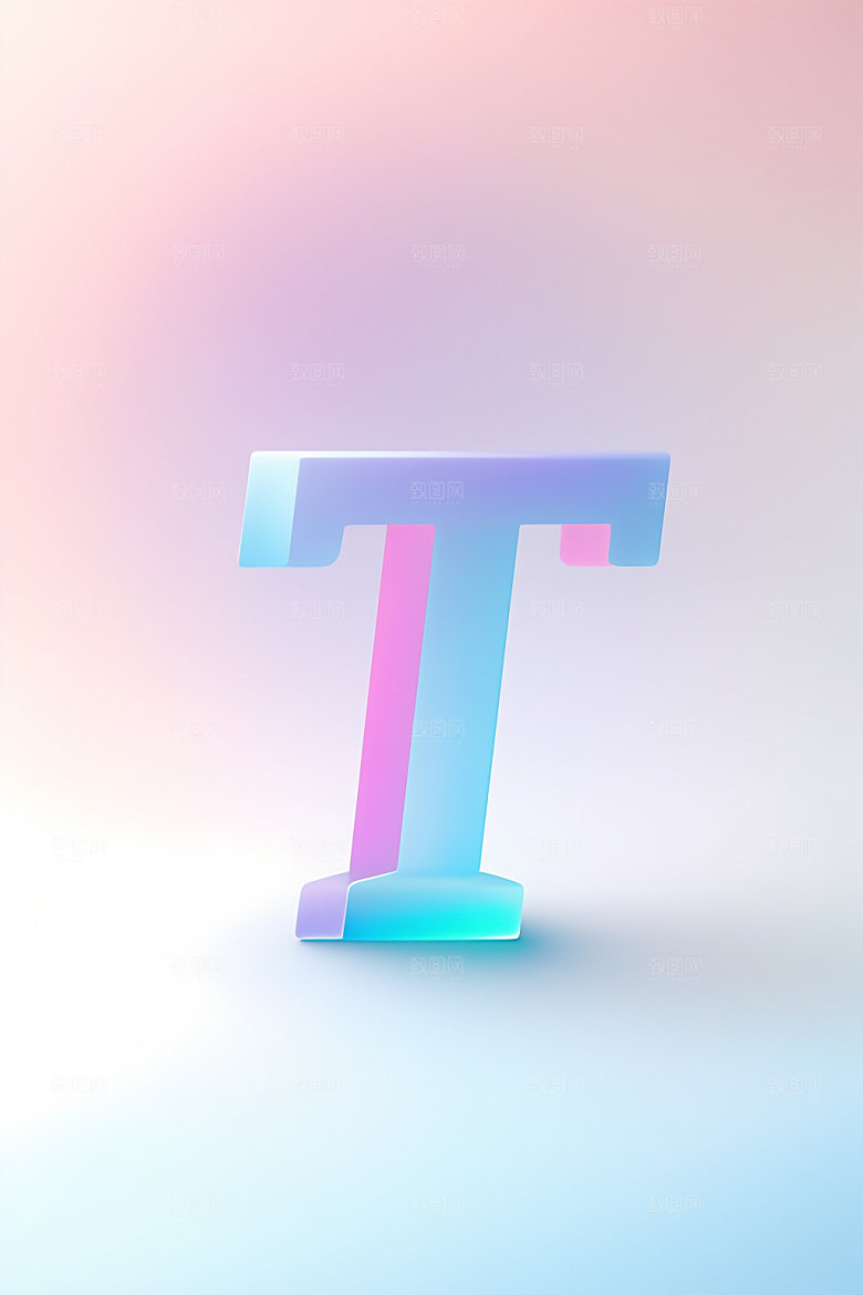 磨砂玻璃字母玻璃3D艺术字