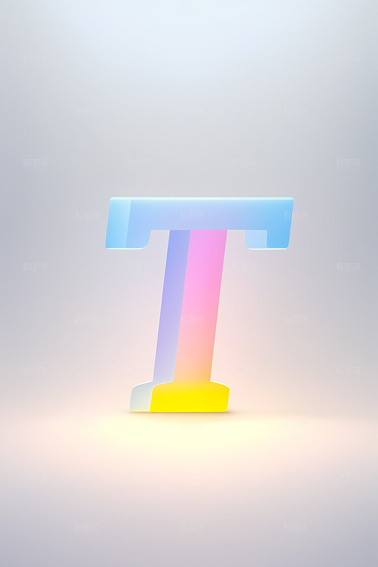 磨砂玻璃字母玻璃通透艺术字