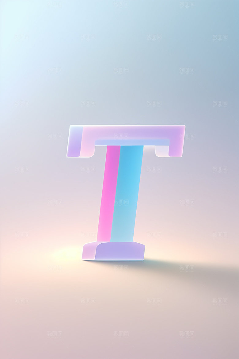 磨砂玻璃字母玻璃立体艺术字