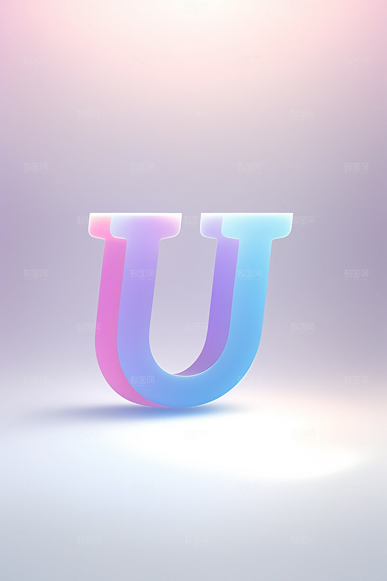 磨砂玻璃字母玻璃创意艺术字