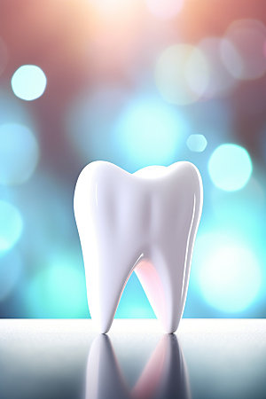 牙齿拟人爱牙日3D模型