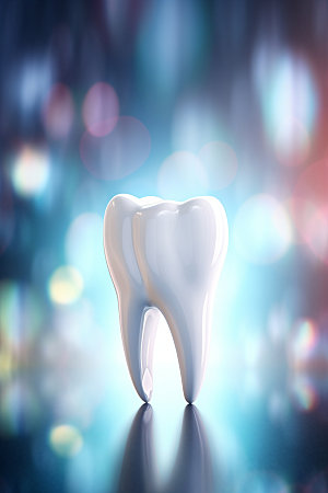 牙齿拟人医护口腔健康模型