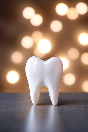 牙齿拟人保健立体模型