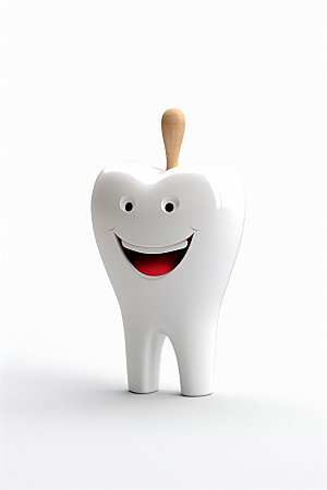 牙齿拟人护齿立体模型