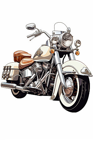 摩托车高清帅气模型