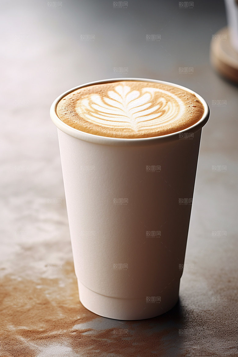 咖啡杯模型纸杯样机