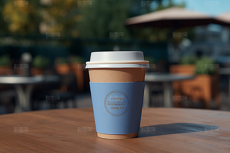 咖啡杯奶茶杯模型样机