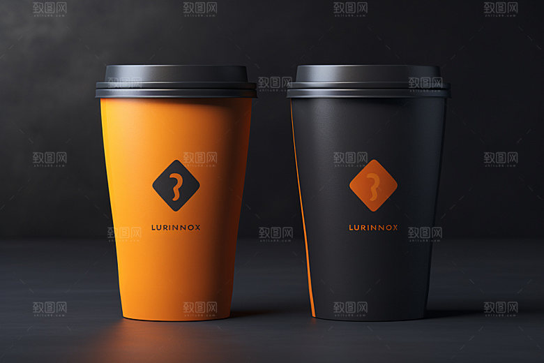 咖啡杯杯身高清样机