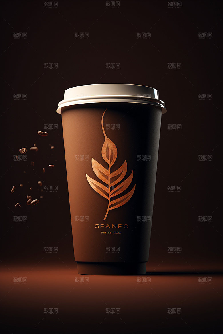 咖啡杯模型高清样机