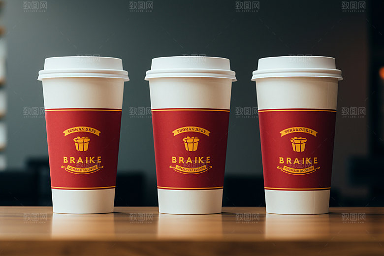 咖啡杯纸杯模型样机