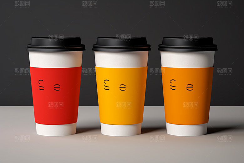 咖啡杯高清奶茶杯样机