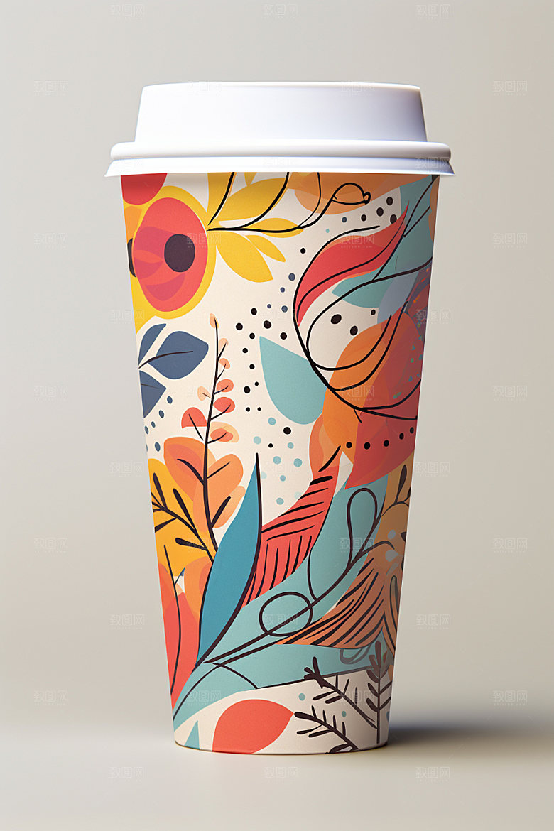咖啡杯饮料杯奶茶杯样机