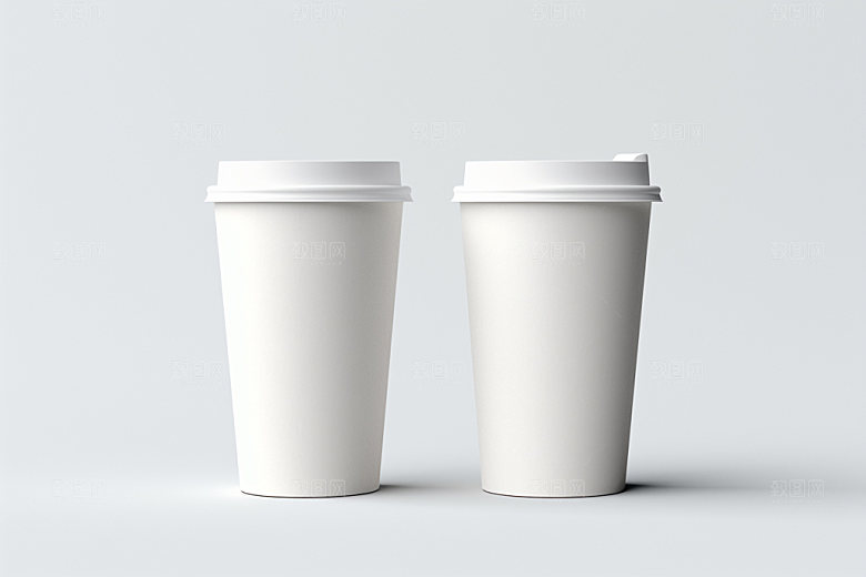 咖啡杯奶茶杯饮料杯样机