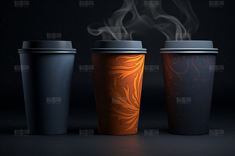 咖啡杯模型高清样机