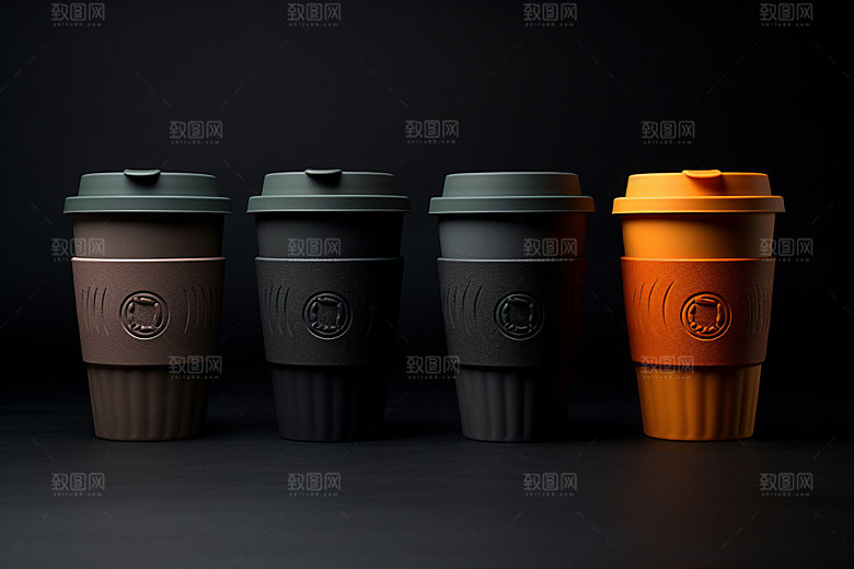 咖啡杯纸杯饮料杯样机