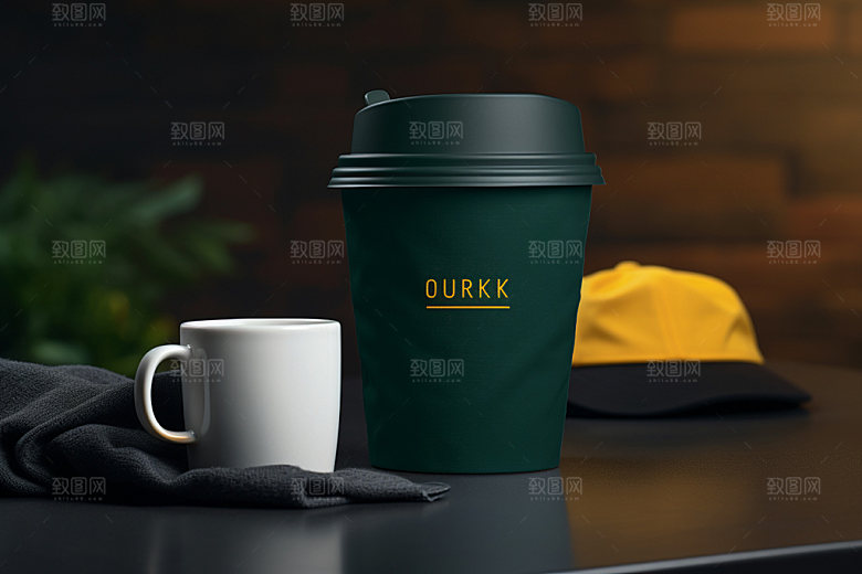 咖啡杯奶茶杯饮料杯样机