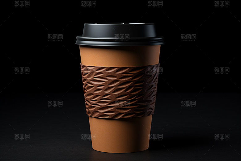 咖啡杯杯身纸杯样机