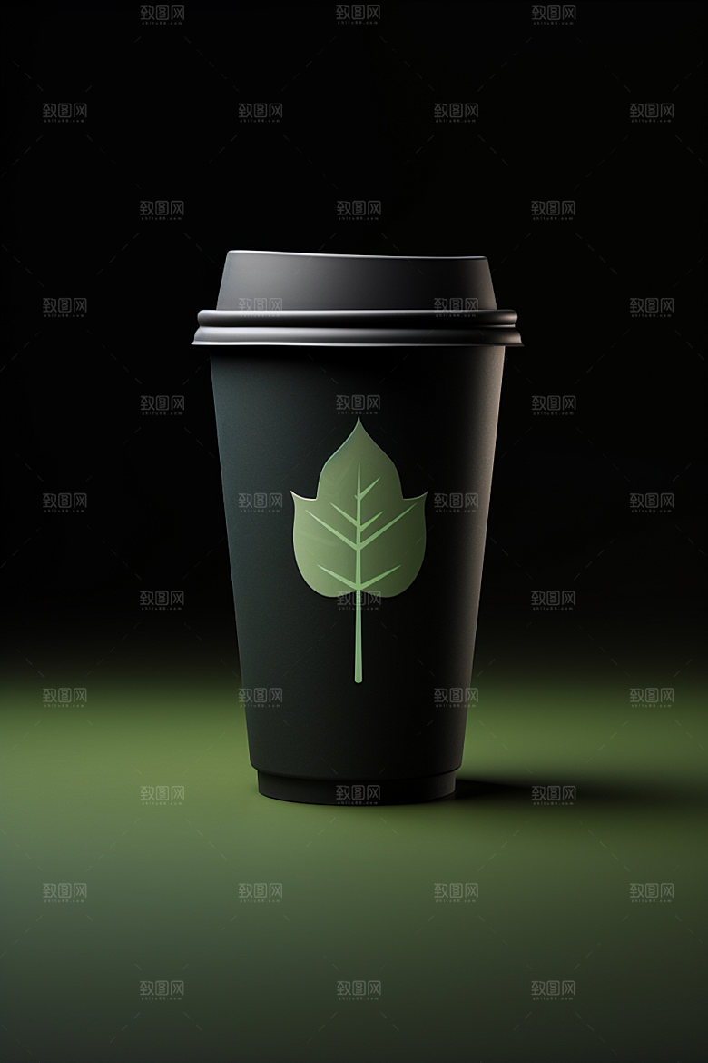 咖啡杯包装杯身样机