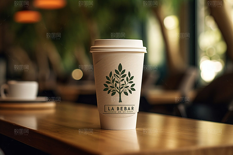 咖啡杯纸杯杯身样机