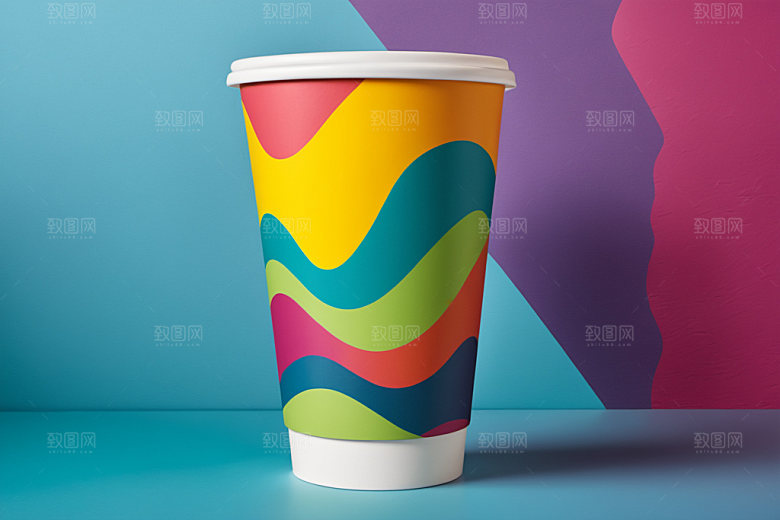 奶茶杯环保杯咖啡杯样机