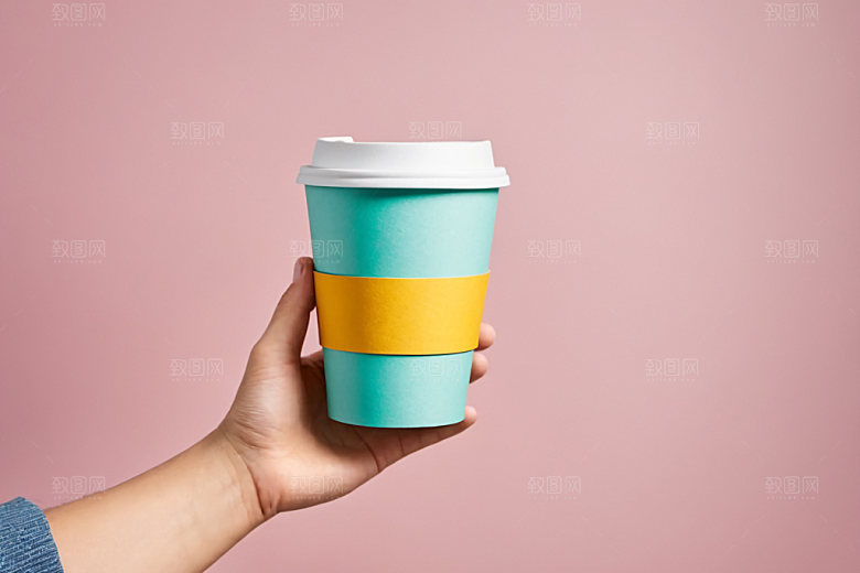 奶茶杯模型纸杯样机