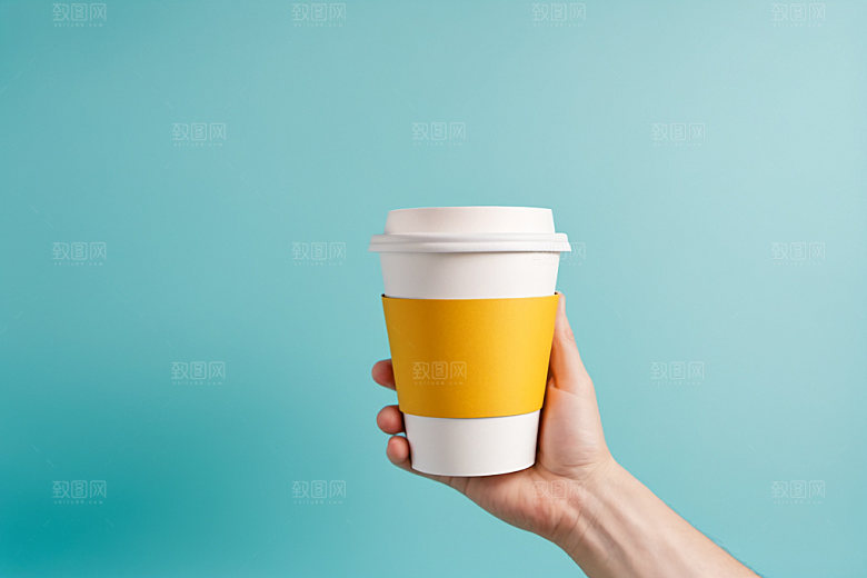 奶茶杯模型环保杯样机