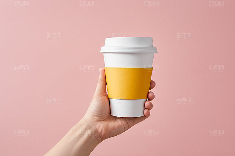 奶茶杯3D环保杯样机