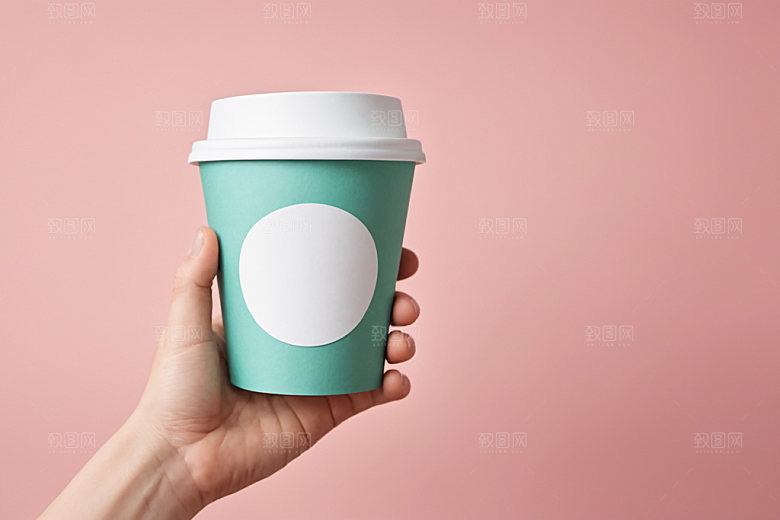 奶茶杯立体大气样机