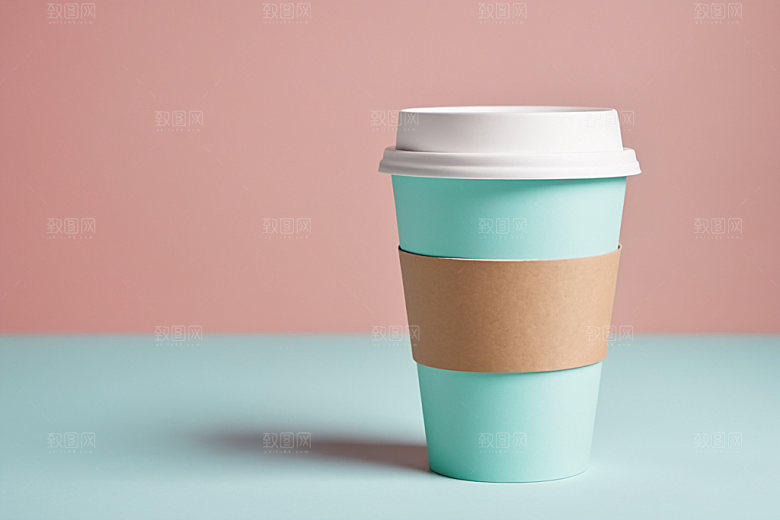 奶茶杯饮料杯大气样机