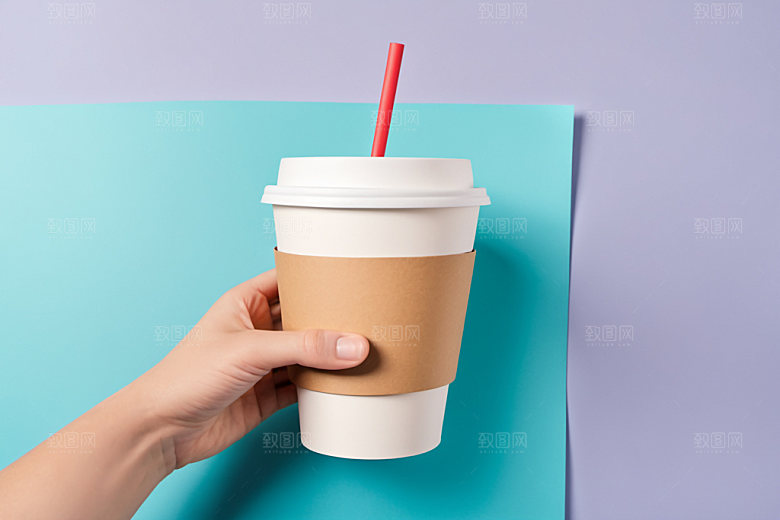 奶茶杯咖啡杯大气样机