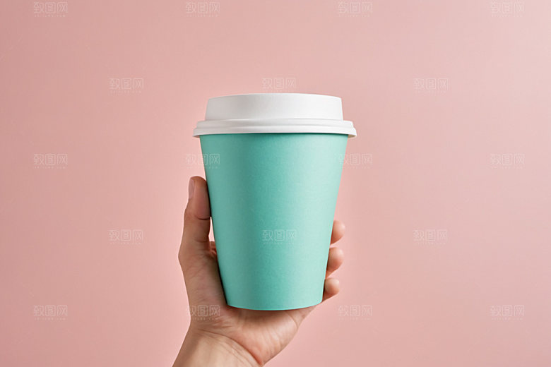 奶茶杯大气饮料杯样机