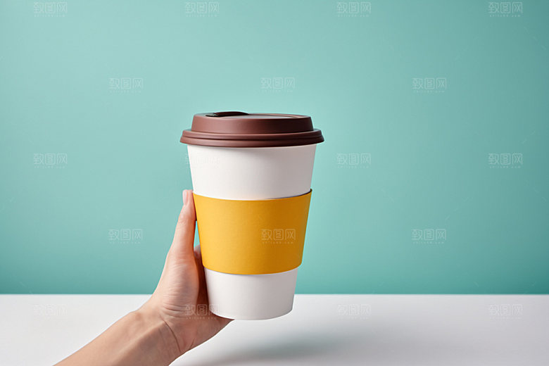 奶茶杯电商模型样机