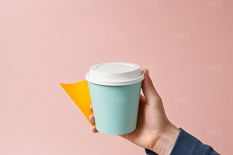 奶茶杯模型纸杯样机