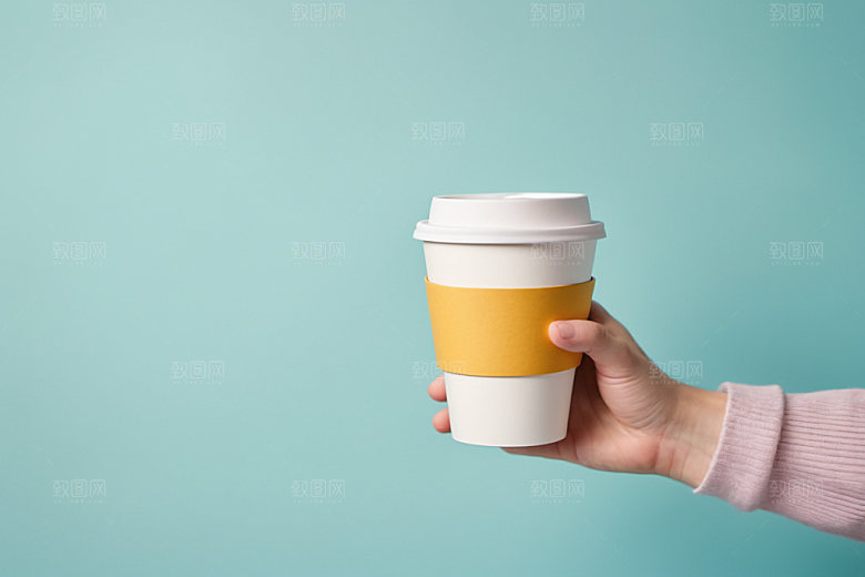 奶茶杯饮料杯大气样机