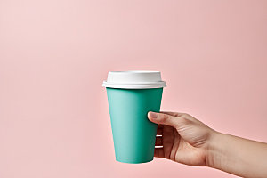 奶茶杯简洁3D样机