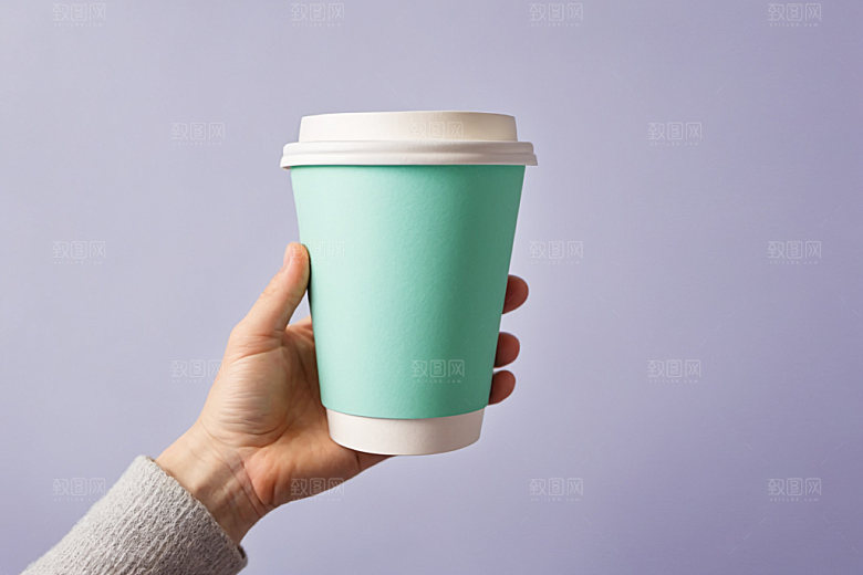 奶茶杯环保杯立体样机
