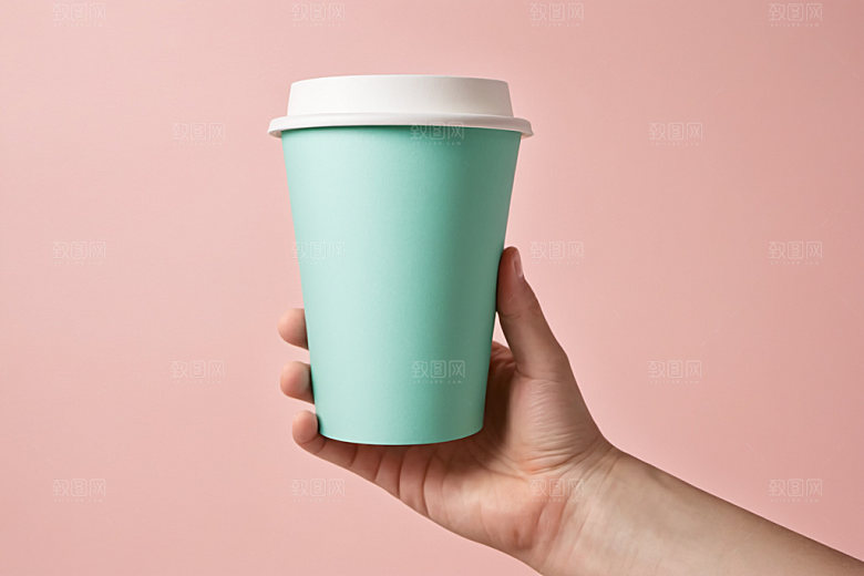 奶茶杯简洁大气样机