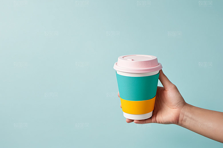奶茶杯环保杯立体样机
