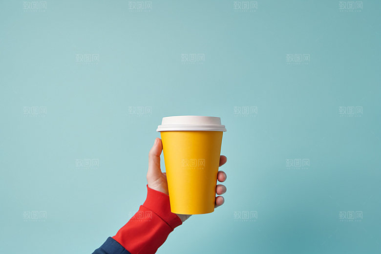 奶茶杯立体饮料杯样机