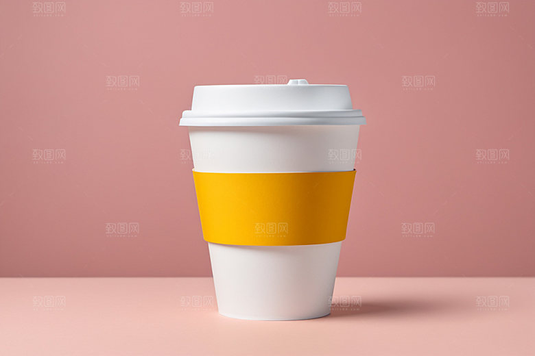 奶茶杯立体纸杯样机