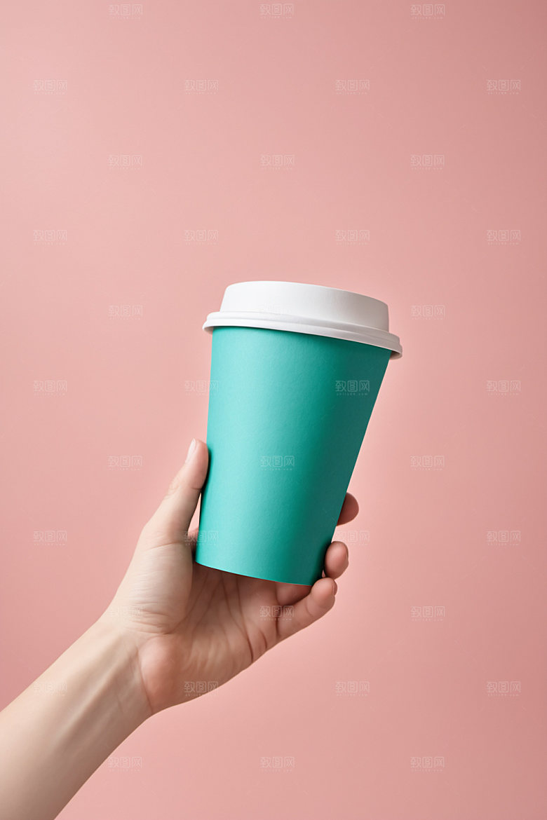 奶茶杯大气咖啡杯样机